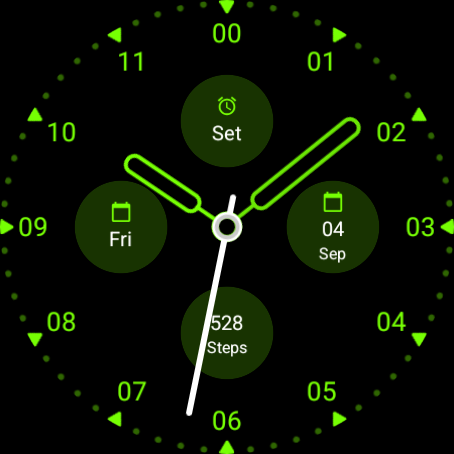 Era 24 Hour Classic showing four customizable complication slots